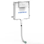 فلاش تانک توکارایران توالت زمینی مدل تاچلس (چشمی) با پک کامل کلید